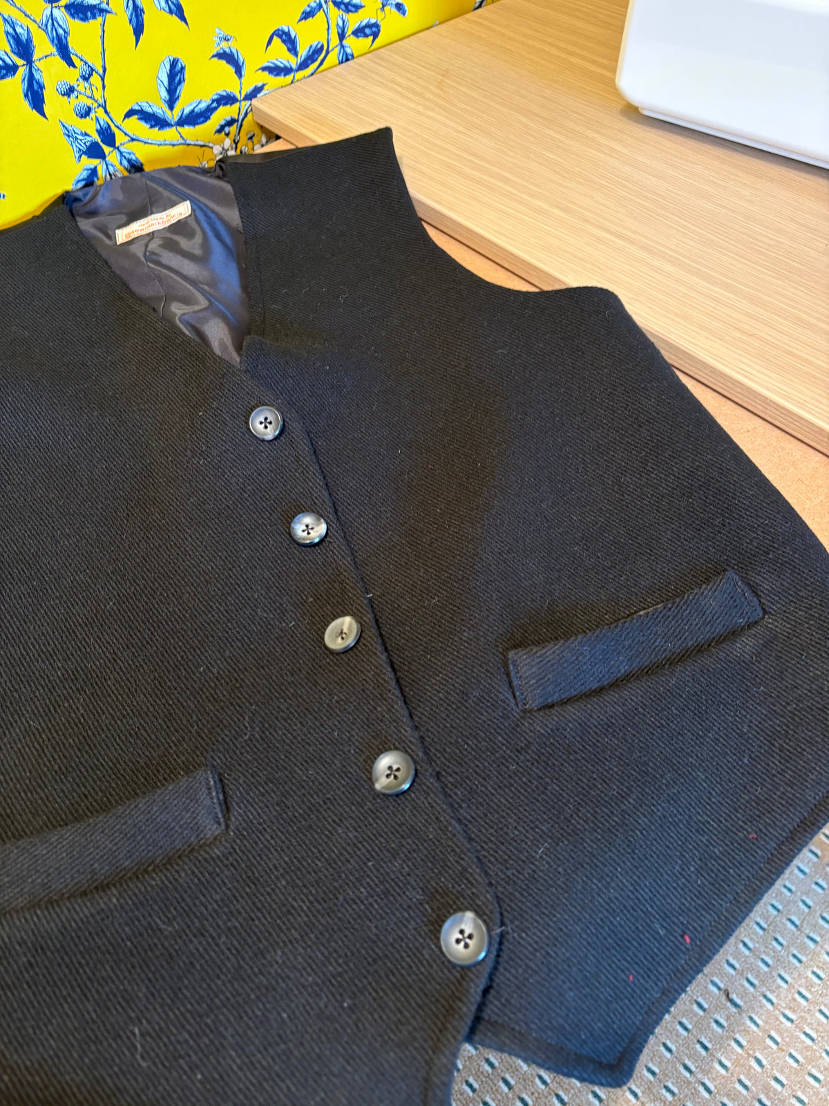 12th Doctor black waistcoat