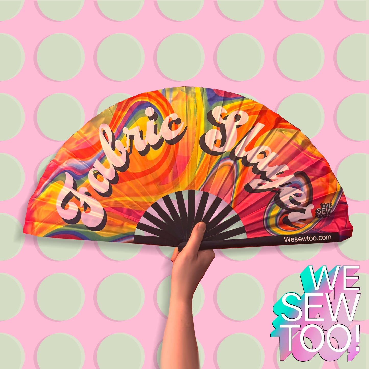 Large We Sew Too hand folding fan