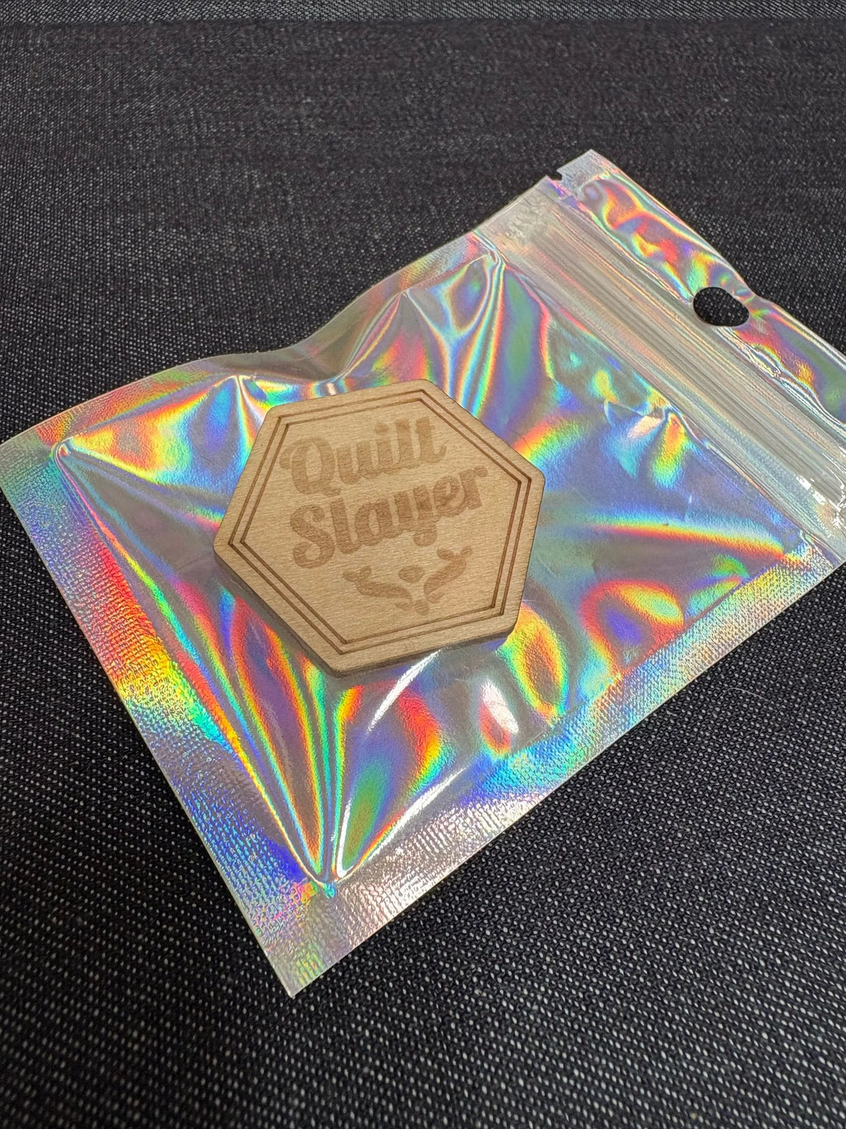 Wooden badges
