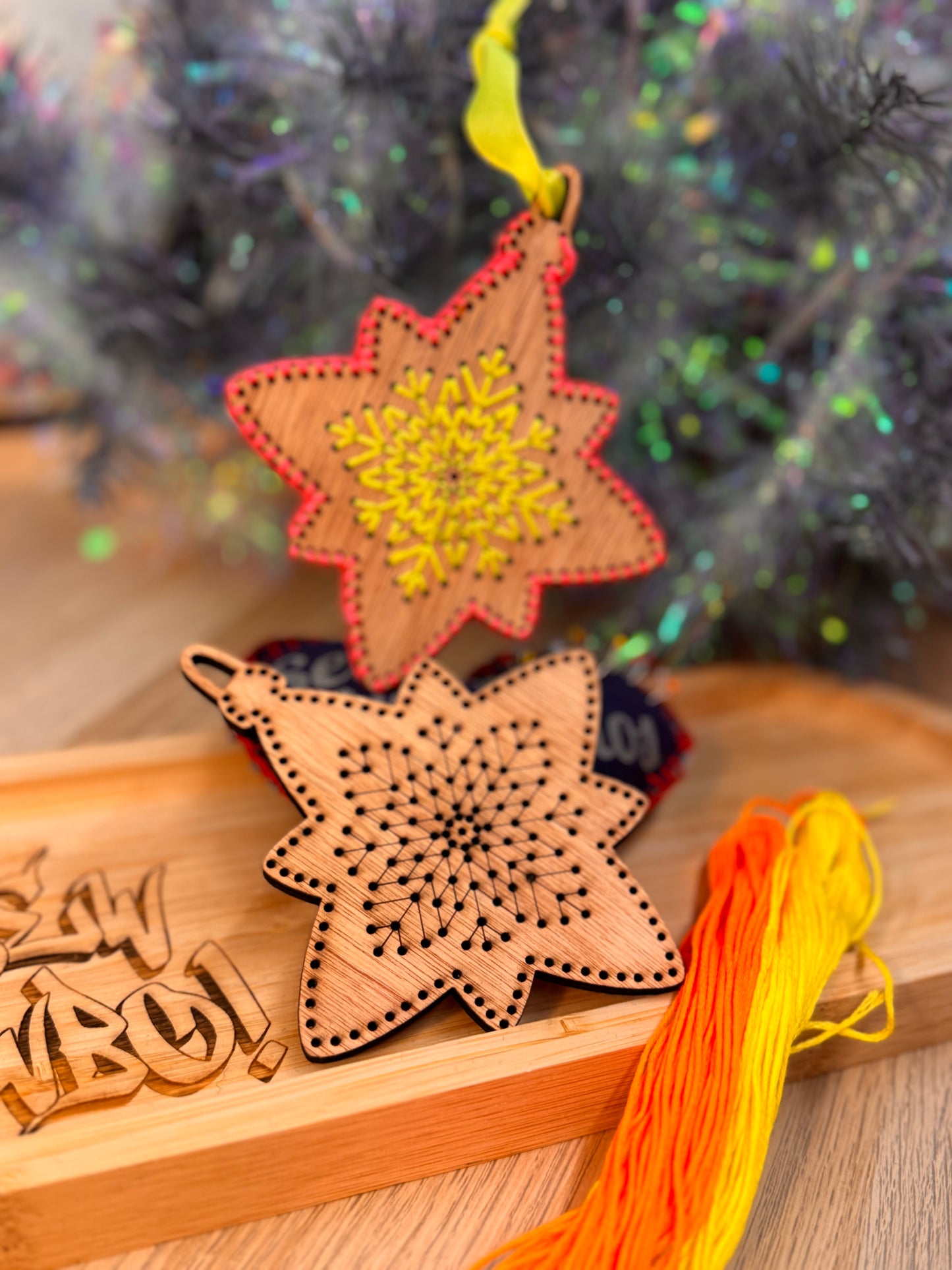 Hand-Embroidered Christmas Decoration Workshop