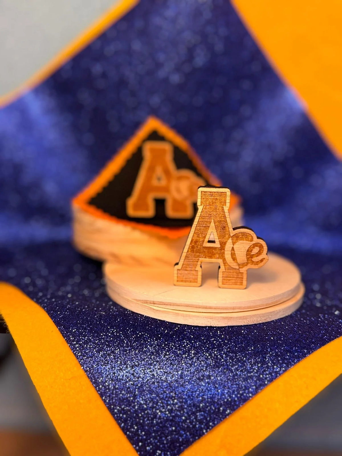 Ace Badge - Wooden
