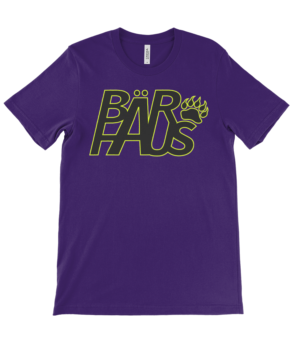 Bär Haus Logo T-shirt Neon yellow