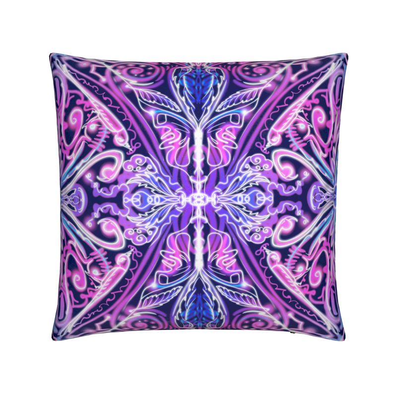 Neon flare cushion