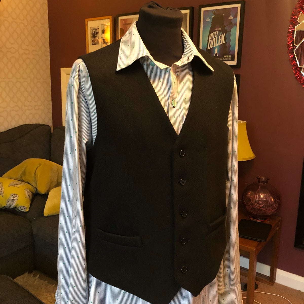 12th Doctor black waistcoat