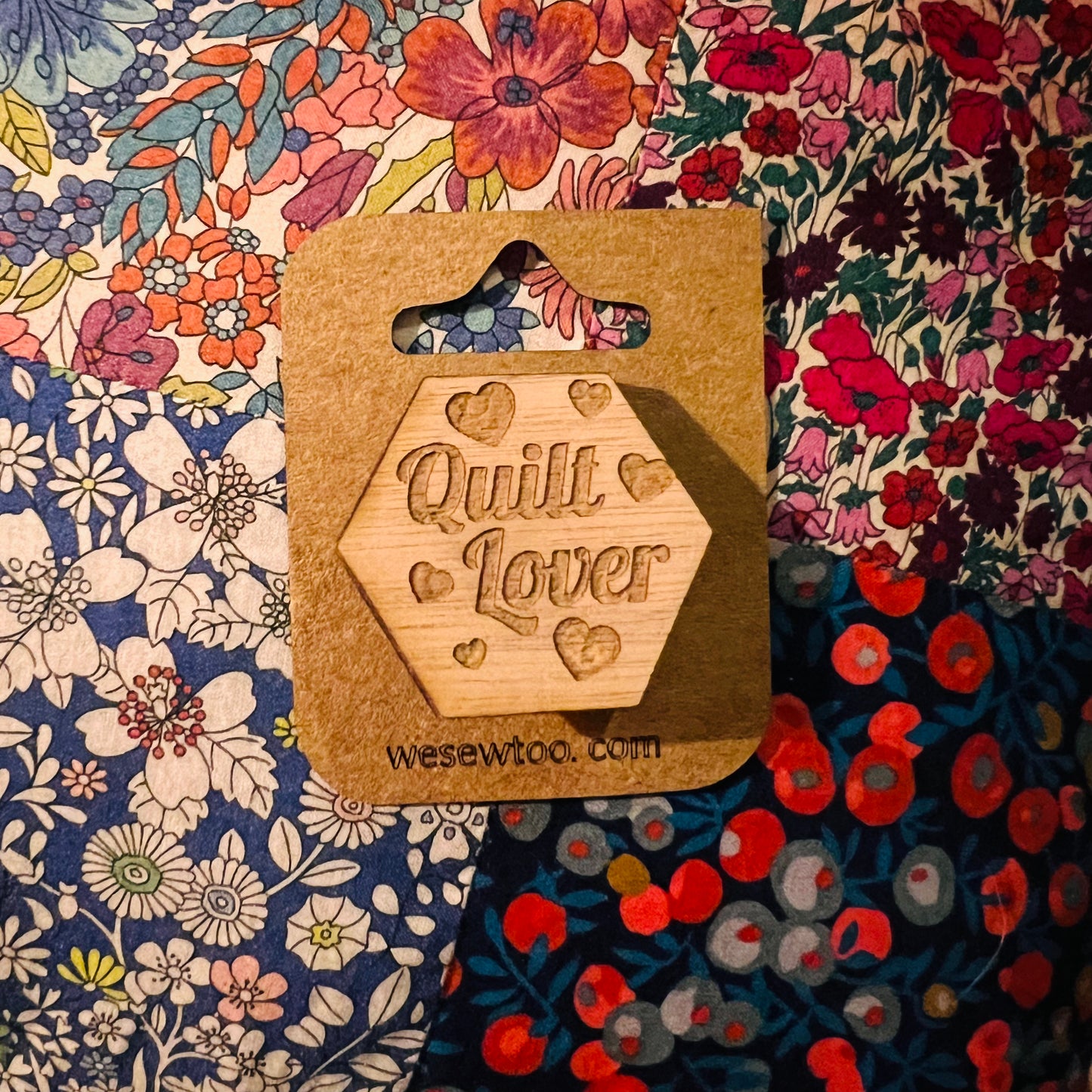 Quilt Lover Pin Badge