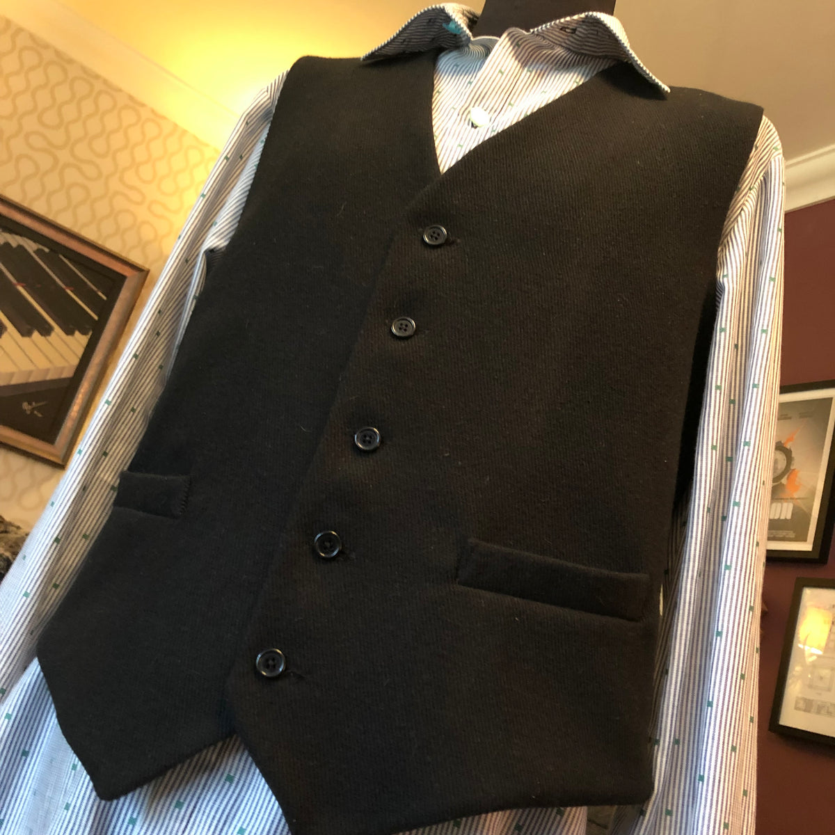 12th Doctor black waistcoat