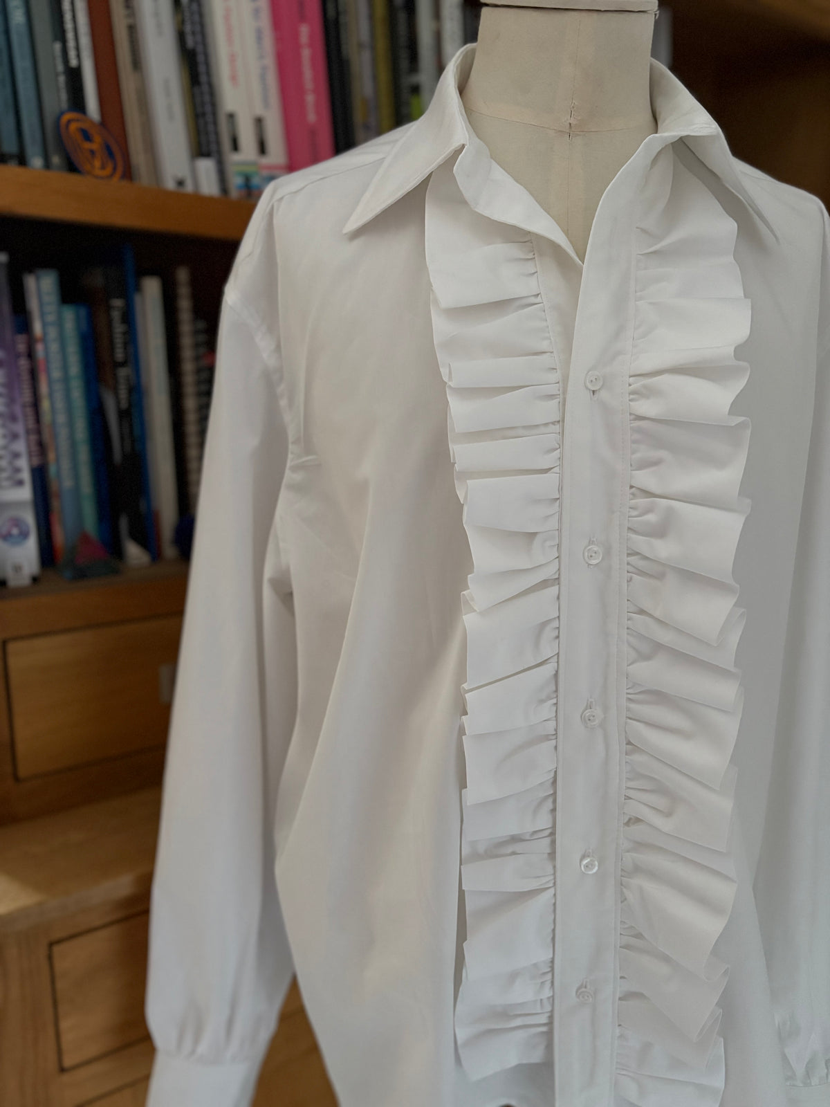3rd Doctor style frilled shirt