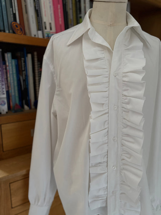 3rd Doctor style frilled shirt