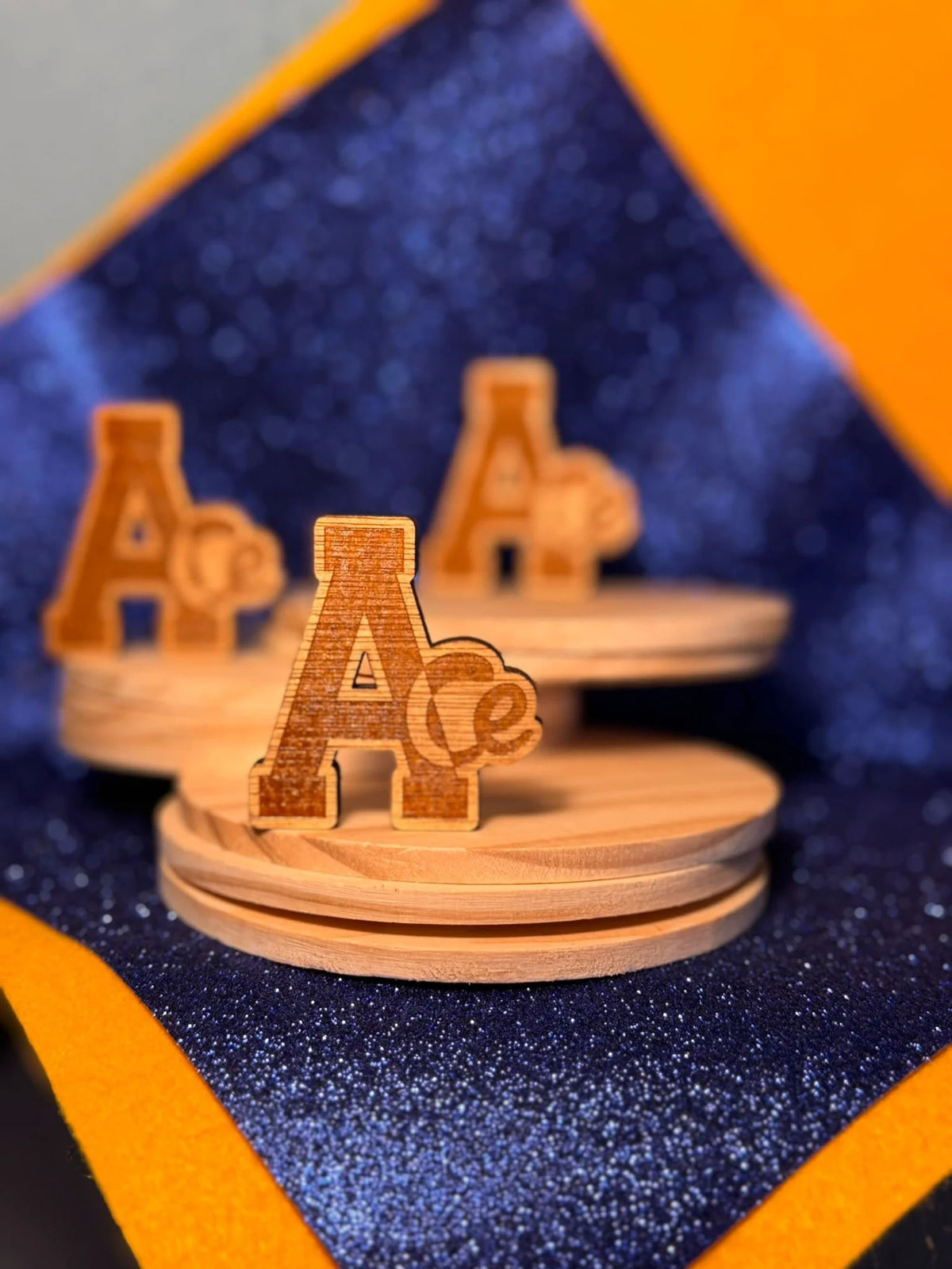 Ace Badge - Wooden