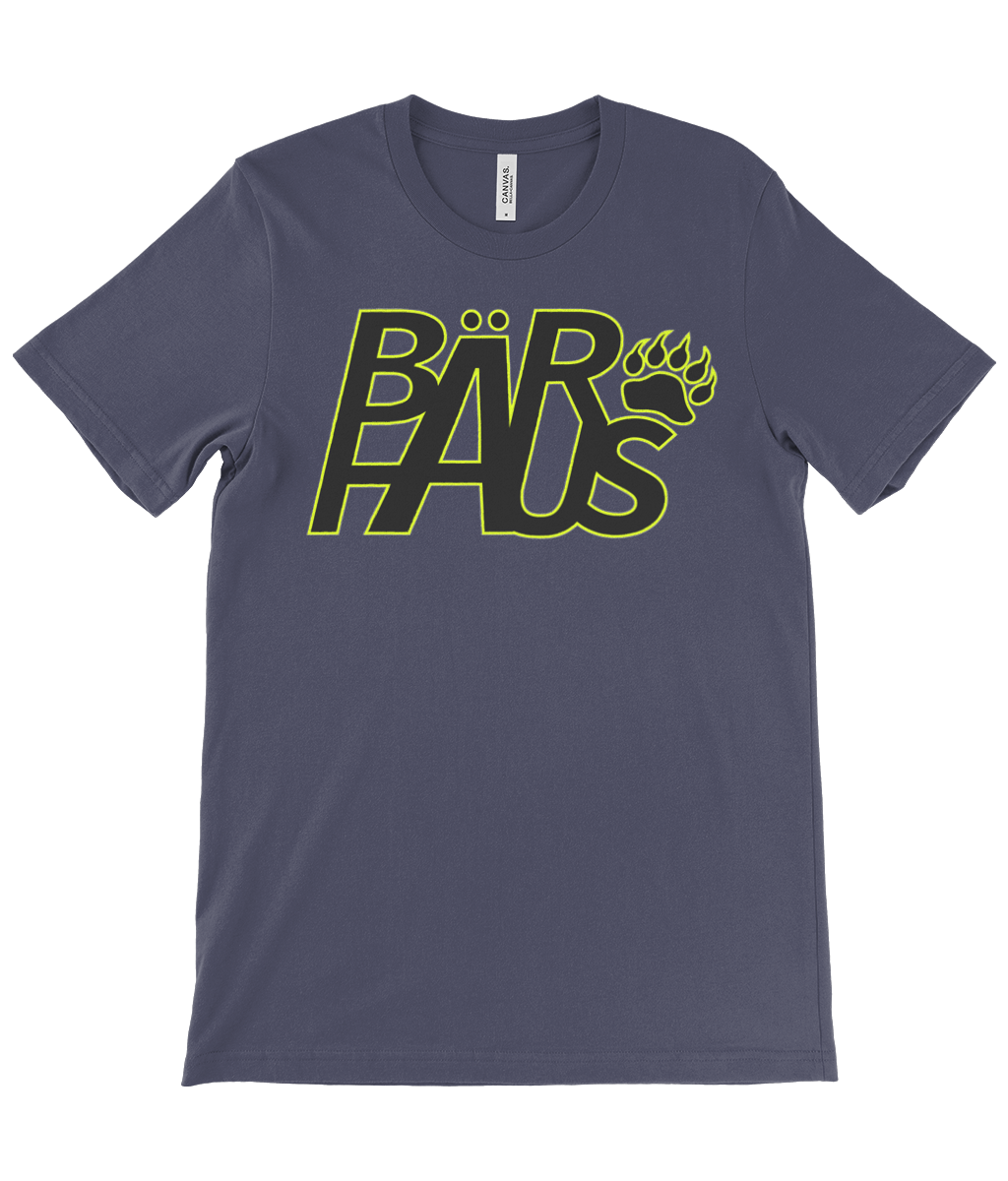 Bär Haus Logo T-shirt Neon yellow