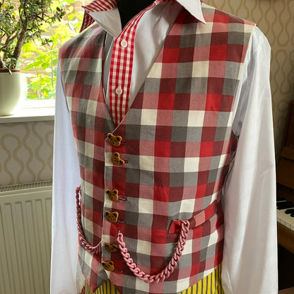 6th Doctor check waistcoat