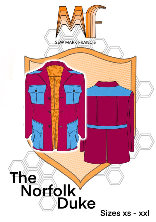 The Duke – Norfolk Jacket Paper Sewing Pattern