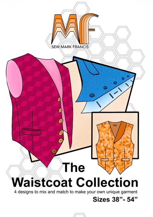 Waistcoat collection sewing pattern