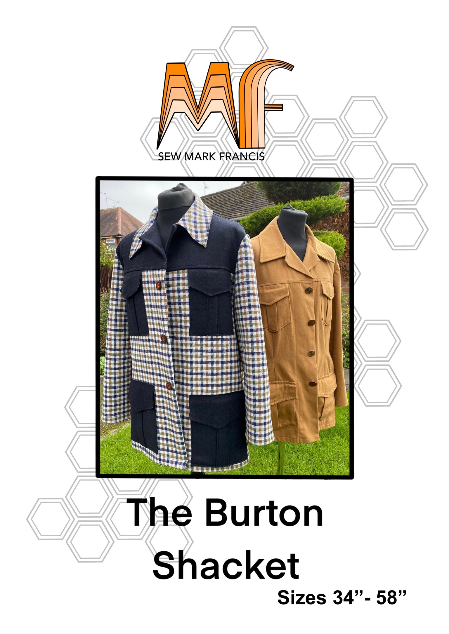 Open Front Shacket Pattern Burton Shacket Sewing Pattern. – We Sew Too