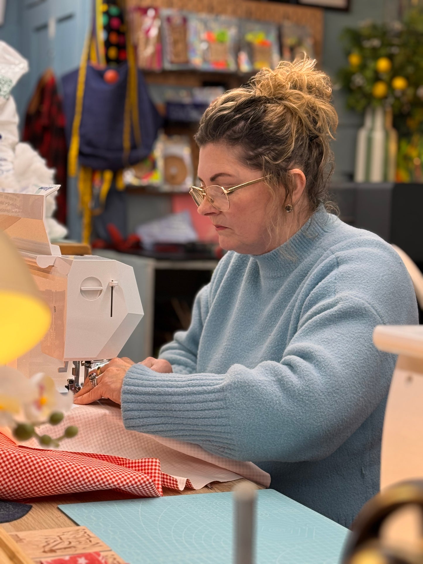 That's Sew Tuesday! SNB sewing club with tuition. every Tuesday evening 7pm - 9.30pm