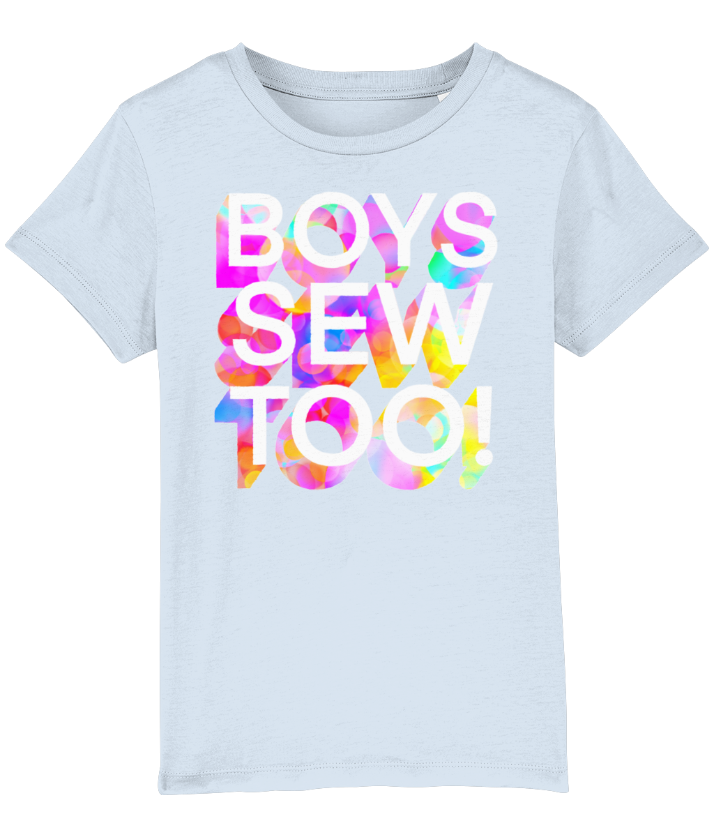 Boys Sew Too Kids T-Shirt - Classic