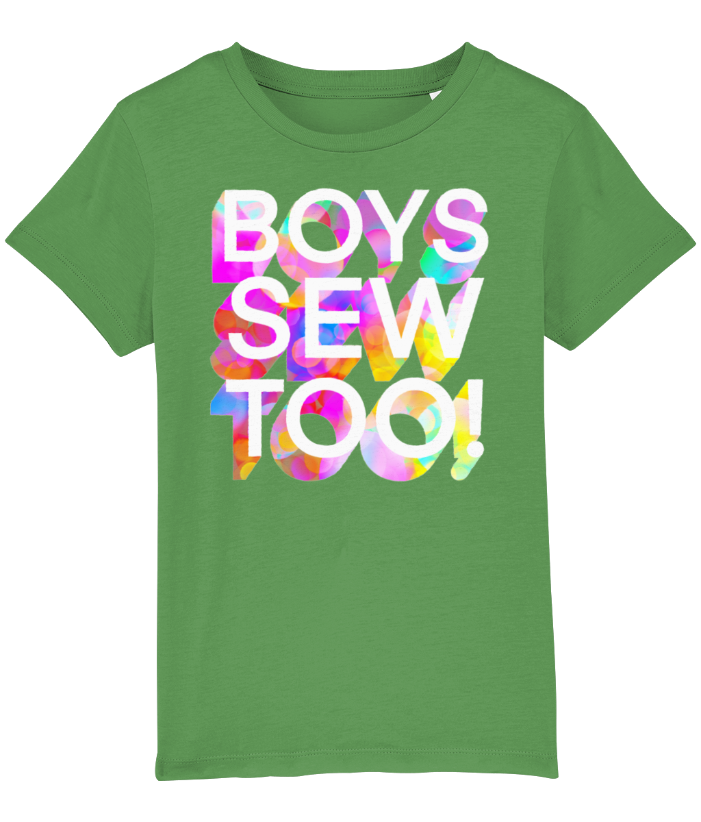 Boys Sew Too Kids T-Shirt - Classic